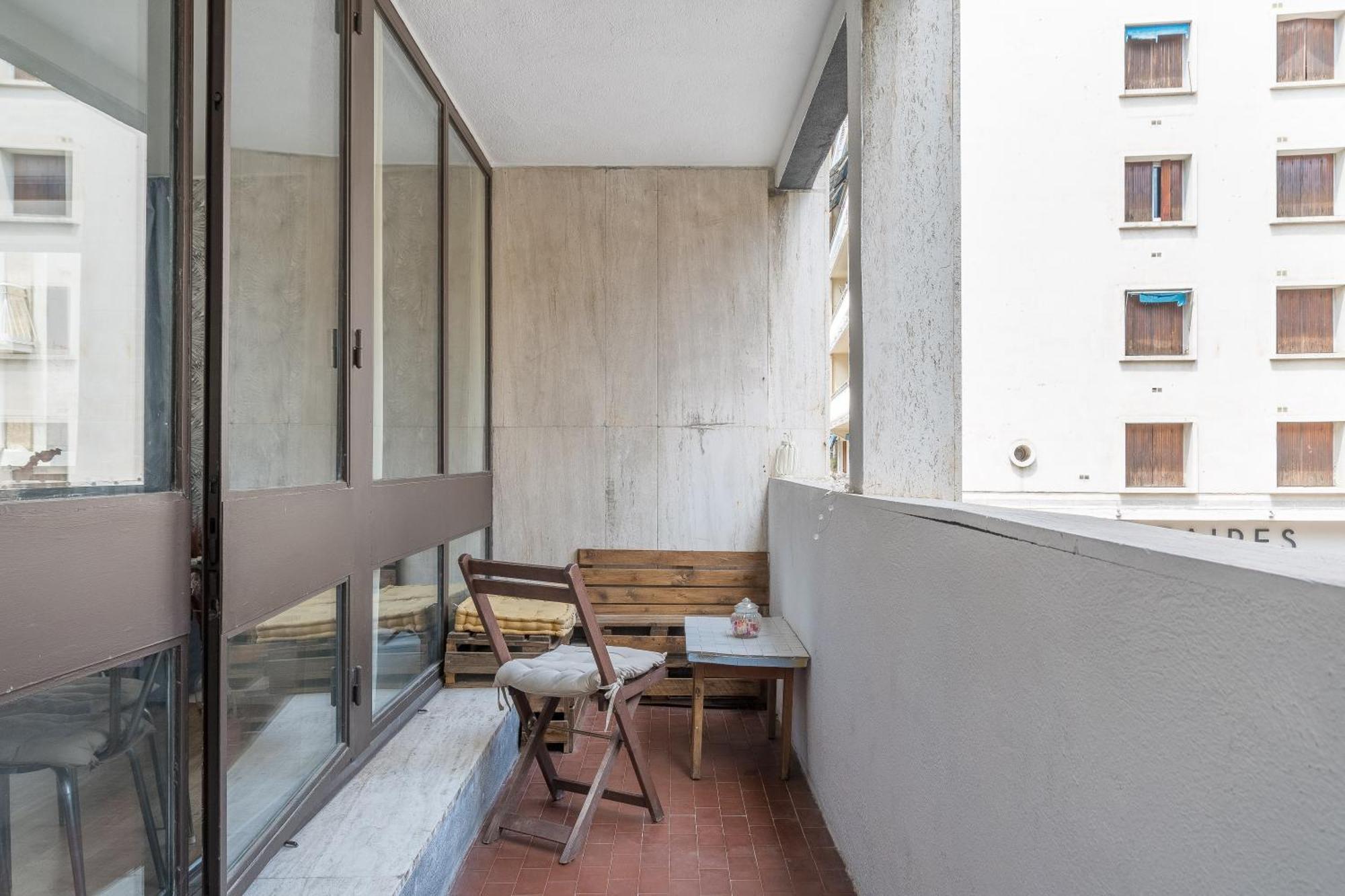 *Las Flores* Joli Studio Avec Balcon Marsella Exterior foto